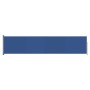 Toldo lateral retráctil para patio azul 140x600 cm de vidaXL, Sombrillas - Ref: Foro24-317954, Precio: 78,37 €, Descuento: %