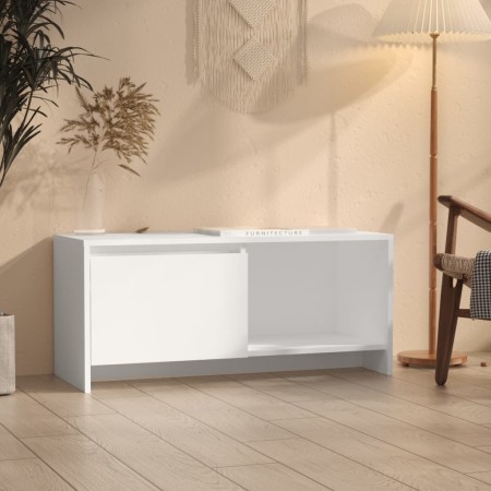 Mueble para TV de madera contrachapada blanco 90x35x40 cm von , TV-Möbel - Ref: Foro24-809782, Preis: 52,50 €, Rabatt: %