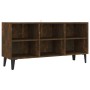 Mueble de TV con patas de metal roble ahumado 103,5x30x50 cm | Foro24.es | Tu tienda online para hogar, jardín y más Foro24.es