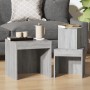 Mesas apilables 3 pzas madera contrachapada color gris Sonoma by , Side tables - Ref: Foro24-815226, Price: 58,37 €, Discount: %
