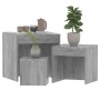 Mesas apilables 3 pzas madera contrachapada color gris Sonoma by , Side tables - Ref: Foro24-815226, Price: 58,37 €, Discount: %