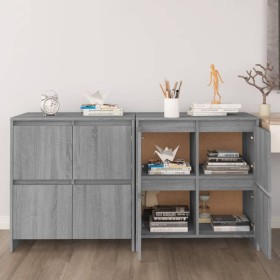 Aparadores 2 uds madera de ingeniería gris Sonoma 70x41x75 cm von , Sideboards - Ref: Foro24-3098095, Preis: 136,65 €, Rabatt: %