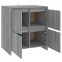 Aparadores 2 uds madera de ingeniería gris Sonoma 70x41x75 cm by , Sideboards - Ref: Foro24-3098095, Price: 136,65 €, Discoun...