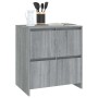 Aparadores 2 uds madera de ingeniería gris Sonoma 70x41x75 cm by , Sideboards - Ref: Foro24-3098095, Price: 136,65 €, Discoun...