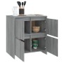 Aparadores 2 uds madera de ingeniería gris Sonoma 70x41x75 cm by , Sideboards - Ref: Foro24-3098095, Price: 136,65 €, Discoun...