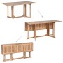 Set de comedor de jardín plegable 7 piezas madera maciza teca by , Garden sets - Ref: Foro24-44661, Price: 608,73 €, Discount: %