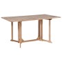 Set de comedor de jardín plegable 7 piezas madera maciza teca by , Garden sets - Ref: Foro24-44661, Price: 608,73 €, Discount: %