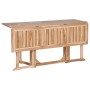 Set de comedor de jardín plegable 7 piezas madera maciza teca by , Garden sets - Ref: Foro24-44661, Price: 608,73 €, Discount: %