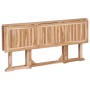 Set de comedor de jardín plegable 7 piezas madera maciza teca by , Garden sets - Ref: Foro24-44661, Price: 608,73 €, Discount: %