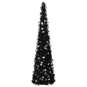 Árbol de Navidad artificial emergente PET negro 180 cm by , Christmas trees - Ref: Foro24-320987, Price: 38,94 €, Discount: %