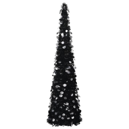 Árbol de Navidad artificial emergente PET negro 180 cm by , Christmas trees - Ref: Foro24-320987, Price: 38,94 €, Discount: %