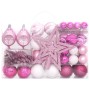 Juego de adornos de navidad de 108 piezas blanco y rosado by , Festive decorations - Ref: Foro24-330094, Price: 37,04 €, Disc...