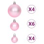 Juego de adornos de navidad de 108 piezas blanco y rosado by , Festive decorations - Ref: Foro24-330094, Price: 37,04 €, Disc...