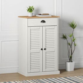 Zapatero VIGO madera maciza de pino blanco 60x35x96 cm by , Shoe racks and shoe organizers - Ref: Foro24-353167, Price: 161,5...