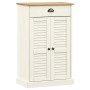 Zapatero VIGO madera maciza de pino blanco 60x35x96 cm by , Shoe racks and shoe organizers - Ref: Foro24-353167, Price: 161,5...