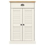 Zapatero VIGO madera maciza de pino blanco 60x35x96 cm by , Shoe racks and shoe organizers - Ref: Foro24-353167, Price: 161,5...