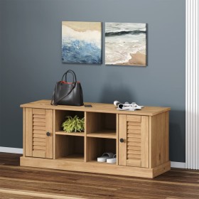 Banco zapatero VIGO madera maciza de pino 106x35x45 cm von , Bänke für Hallen und Lager - Ref: Foro24-353178, Preis: 156,44 €...