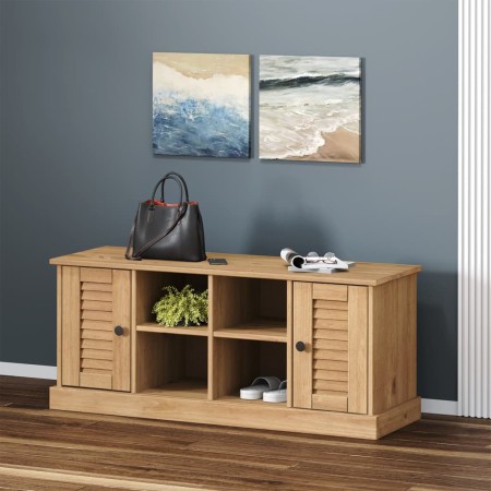 Banco zapatero VIGO madera maciza de pino 106x35x45 cm von , Bänke für Hallen und Lager - Ref: Foro24-353178, Preis: 156,44 €...
