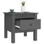 Mesa auxiliar 2 uds de madera maciza de pino gris 40x40x39 cm by , Side tables - Ref: Foro24-813789, Price: 45,12 €, Discount: %