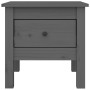 Mesa auxiliar 2 uds de madera maciza de pino gris 40x40x39 cm by , Side tables - Ref: Foro24-813789, Price: 45,12 €, Discount: %