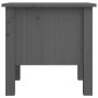 Mesa auxiliar 2 uds de madera maciza de pino gris 40x40x39 cm by , Side tables - Ref: Foro24-813789, Price: 45,12 €, Discount: %