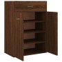 Mueble zapatero contrachapada color marrón roble 60x35x84 cm by , Shoe racks and shoe organizers - Ref: Foro24-815419, Price:...