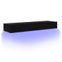 Muebles de TV con luces LED 2 uds negro 60x35x15,5 cm by , TV Furniture - Ref: Foro24-842889, Price: 78,34 €, Discount: %