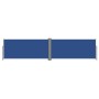Blaue einziehbare Seitenmarkise 140x600 cm von vidaXL, Sonnenschirme - Ref: Foro24-317992, Preis: 88,43 €, Rabatt: %