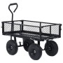 Carrito de mano de jardín negro 250 kg de , Carretillas de carga - Ref: Foro24-92580, Precio: 152,65 €, Descuento: %