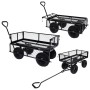 Carrito de mano de jardín negro 250 kg de , Carretillas de carga - Ref: Foro24-92580, Precio: 152,65 €, Descuento: %
