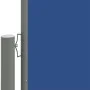 Blue retractable side awning 140x600 cm by vidaXL, Umbrellas - Ref: Foro24-317992, Price: 87,30 €, Discount: %
