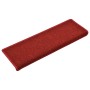 Alfombras de peldaños de escalera 15 uds rojo 65x21x4 cm von , Treppenmatten - Ref: Foro24-134572, Preis: 68,86 €, Rabatt: %