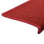 Alfombras de peldaños de escalera 15 uds rojo 65x21x4 cm von , Treppenmatten - Ref: Foro24-134572, Preis: 68,86 €, Rabatt: %
