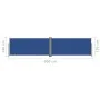 Blue retractable side awning 140x600 cm by vidaXL, Umbrellas - Ref: Foro24-317992, Price: 87,30 €, Discount: %