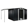 Cobertizo jardín puertas correderas acero gris 386x205x178 cm von , Schuppen - Ref: Foro24-144028, Preis: 816,30 €, Rabatt: %