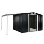 Cobertizo jardín puertas correderas acero gris 386x205x178 cm von , Schuppen - Ref: Foro24-144028, Preis: 816,30 €, Rabatt: %