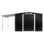 Cobertizo jardín puertas correderas acero gris 386x205x178 cm von , Schuppen - Ref: Foro24-144028, Preis: 816,30 €, Rabatt: %