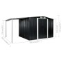 Cobertizo jardín puertas correderas acero gris 386x205x178 cm von , Schuppen - Ref: Foro24-144028, Preis: 816,30 €, Rabatt: %