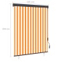 Estor enrollable de exterior blanco y naranja 140x250 cm de , Persianas y estores - Ref: Foro24-145969, Precio: 80,38 €, Desc...