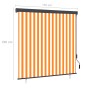 Estor enrollable de exterior blanco y naranja 170x250 cm von , Jalousien und Jalousien - Ref: Foro24-145981, Preis: 116,47 €,...