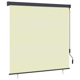 Estor enrollable de exterior color crema 170x250