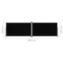 Toldo lateral retráctil negro 160x600 cm de vidaXL, Sombrillas - Ref: Foro24-317994, Precio: 110,53 €, Descuento: %