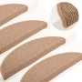 Alfombras de peldaño de escalera 15 uds marrón claro 65x21x4 cm von , Treppenmatten - Ref: Foro24-149859, Preis: 70,35 €, Rab...