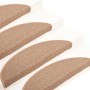 Alfombras de peldaño de escalera 15 uds marrón claro 65x21x4 cm von , Treppenmatten - Ref: Foro24-149859, Preis: 70,35 €, Rab...