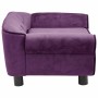 Sofá para perros felpa color burdeos 72x45x30 cm by , Beds for dogs - Ref: Foro24-171041, Price: 102,87 €, Discount: %