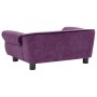 Sofá para perros felpa color burdeos 72x45x30 cm by , Beds for dogs - Ref: Foro24-171041, Price: 102,87 €, Discount: %