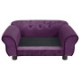 Sofá para perros felpa color burdeos 72x45x30 cm by , Beds for dogs - Ref: Foro24-171041, Price: 102,87 €, Discount: %