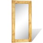 Espejo rectangular de pared con marco de madera maciza 120 x 60 cm de , Espejos - Ref: Foro24-241089, Precio: 172,39 €, Descu...