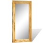 Espejo rectangular de pared con marco de madera maciza 120 x 60 cm de , Espejos - Ref: Foro24-241089, Precio: 172,39 €, Descu...
