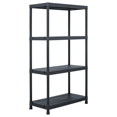 Estantería de plástico 100 kg 60x30x138 cm negro | Foro24.es | Tu tienda online para hogar, jardín y más Foro24.es